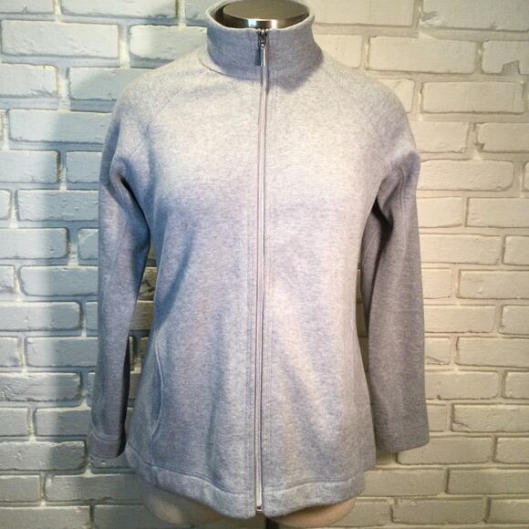 Tommy Bahama Aruba light gray Full Zip L - Picture 1 of 5